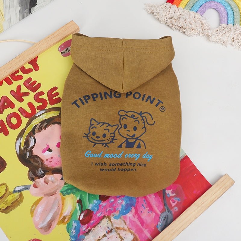 Cotton Hoodie Corgi Dog Clothes Sleeveless - PIKAPIKA