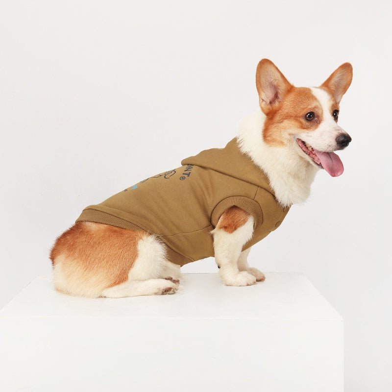 Cotton Hoodie Corgi Dog Clothes Sleeveless - PIKAPIKA