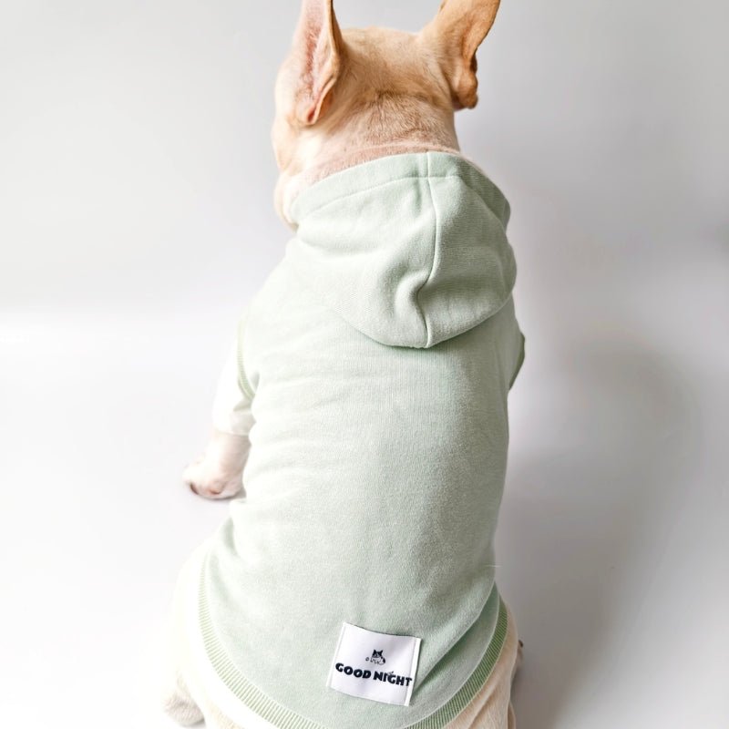 Cotton Hoodie Sleeveless Dog Cat Clothes Bulldog - PIKAPIKA