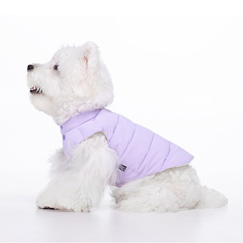Cotton Padded Jacket Double Layer Button Coat Dog Clothes - PIKAPIKA