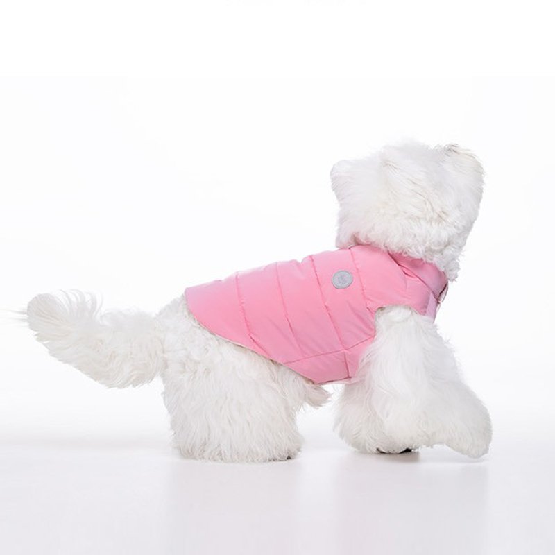 Cotton Padded Jacket Double Layer Button Coat Dog Clothes - PIKAPIKA