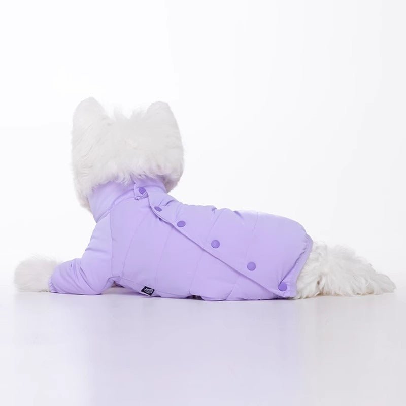 Cotton Padded Jacket Parka Coat Dog Clothes Onesie - PIKAPIKA