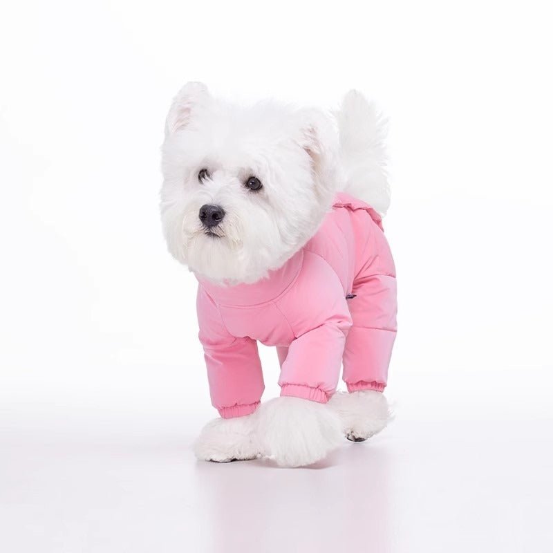 Cotton Padded Jacket Parka Coat Dog Clothes Onesie - PIKAPIKA