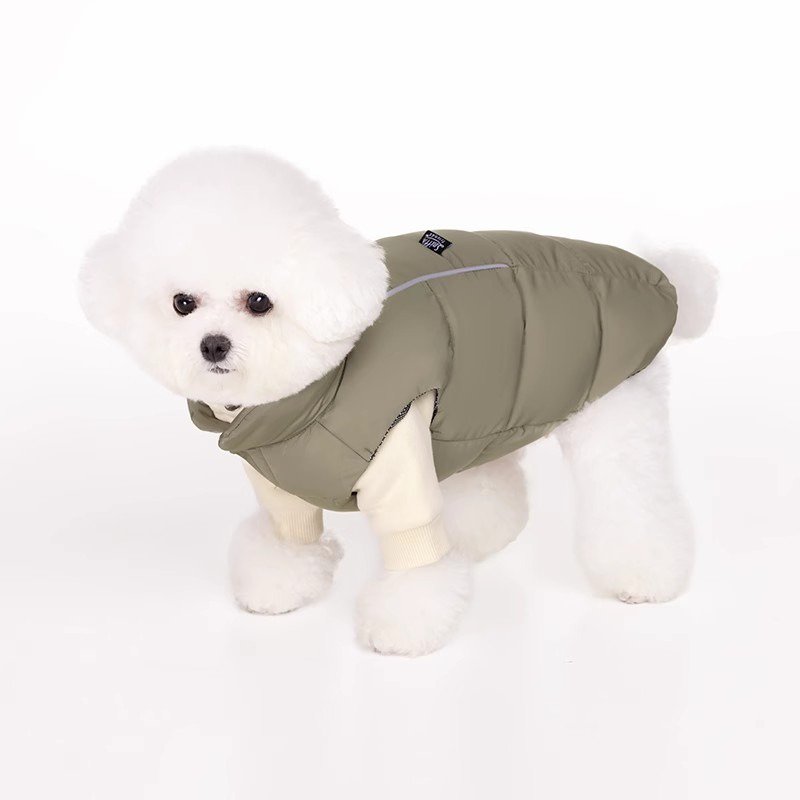 Cotton Padded Jacket Warm Vest Coat Dog Clothes - PIKAPIKA