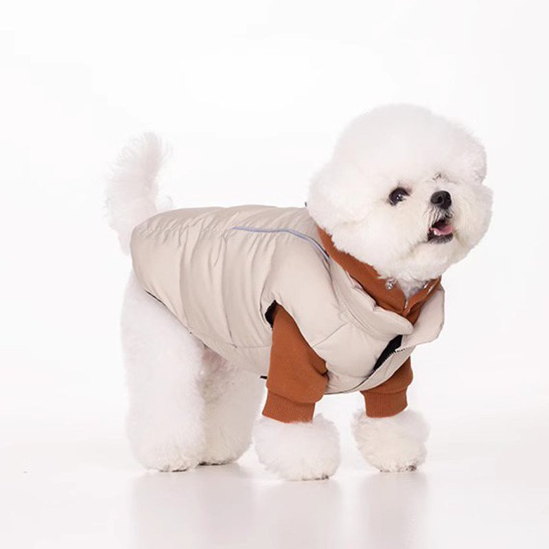 Cotton Padded Jacket Warm Vest Coat Dog Clothes - PIKAPIKA