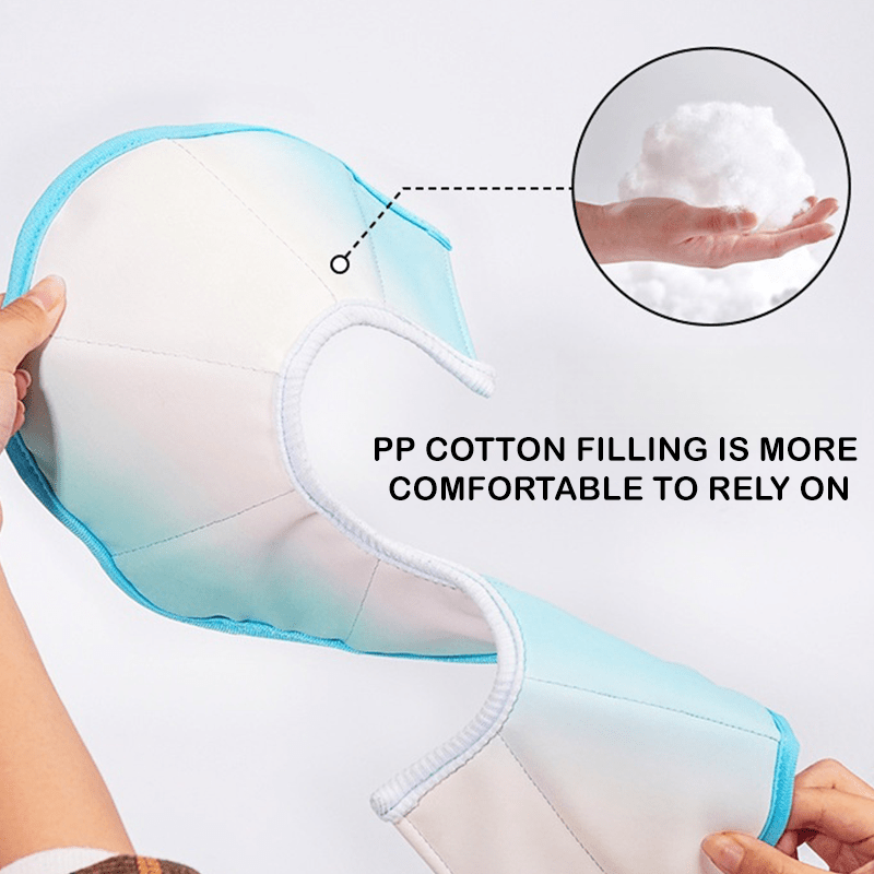 Cotton Recovery Cone Iridescent Elizabeth Collar Pet for Cats and Dogs - PIKAPIKA