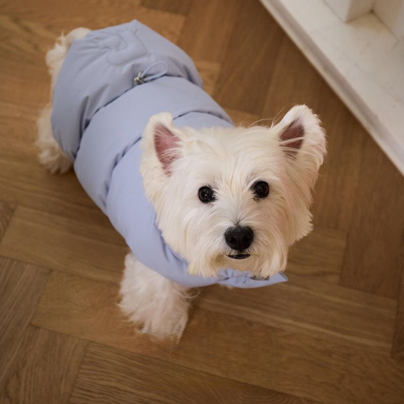 Cotton Reversible Puffer Vest Dog Clothes Water - Resistant Anti - Static Winter Jacket - PIKAPIKA