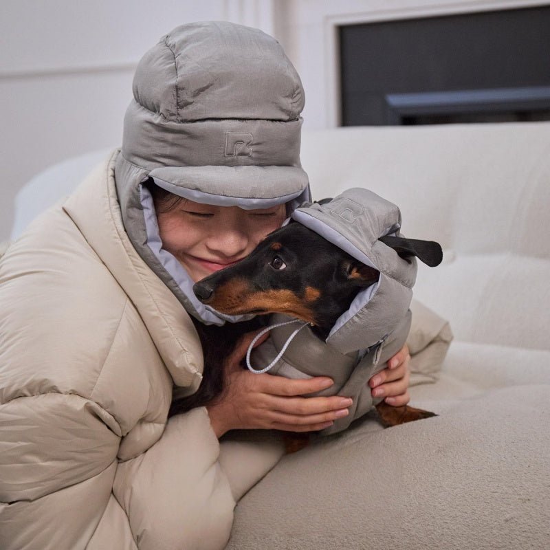 Cotton Reversible Puffer Vest Dog Clothes Water - Resistant Anti - Static Winter Jacket - PIKAPIKA