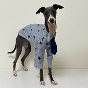 Cotton Shirts with Tie for Italian Greyhound Whippet - PIKAPIKA