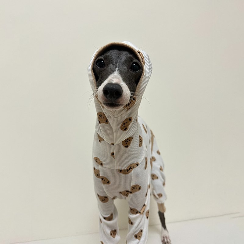 Cotton Soft Onesie Pajamas for Italian greyhound Whippet Dog Clothes - PIKAPIKA