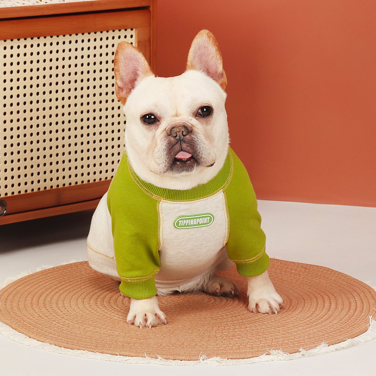 Cotton Sweatshirts Dog Stripes Clothes Bulldog - PIKAPIKA