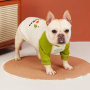 Cotton Sweatshirts Dog Stripes Clothes Bulldog - PIKAPIKA