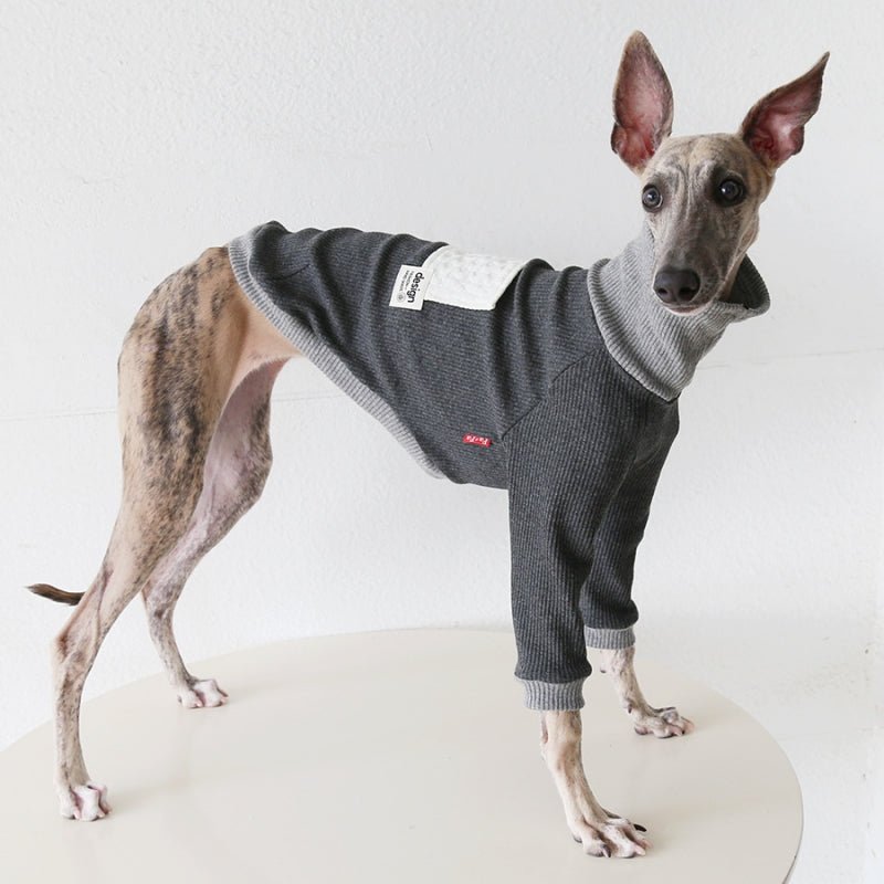 Cotton Turtleneck Italian Greyhound Whippet Dog Clothes - PIKAPIKA