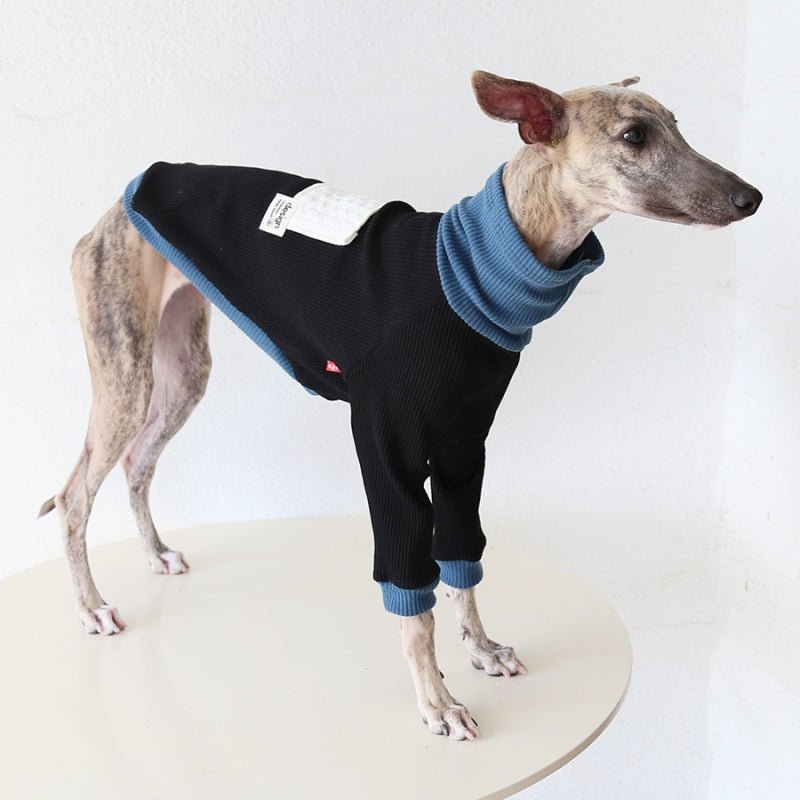 Cotton Turtleneck Italian Greyhound Whippet Dog Clothes - PIKAPIKA