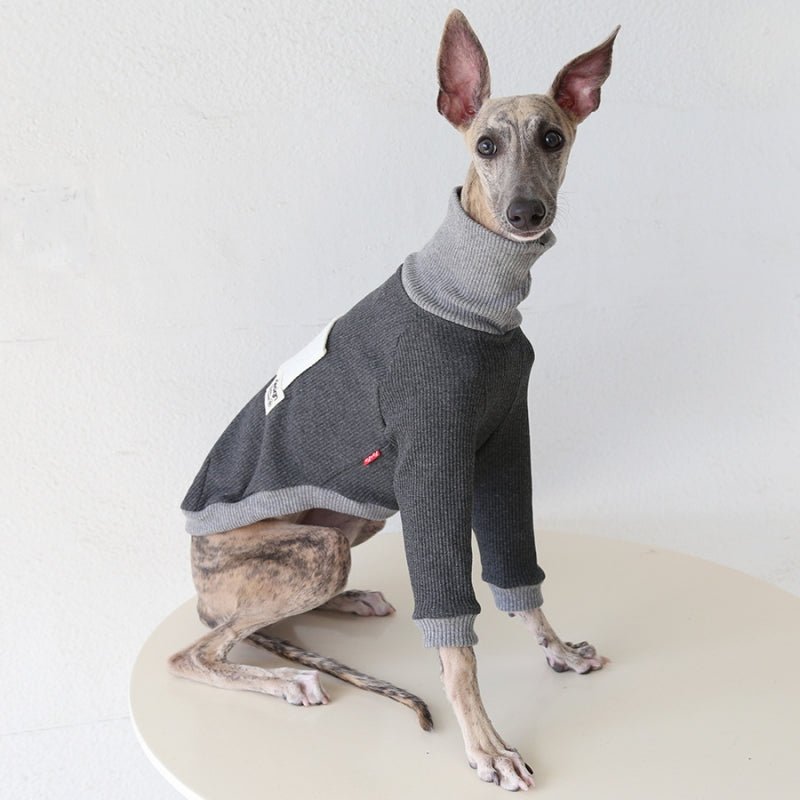 Cotton Turtleneck Italian Greyhound Whippet Dog Clothes - PIKAPIKA