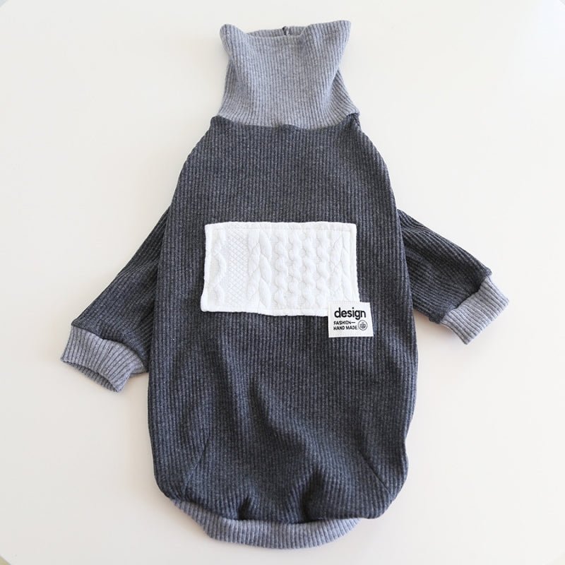 Cotton Turtleneck Italian Greyhound Whippet Dog Clothes - PIKAPIKA
