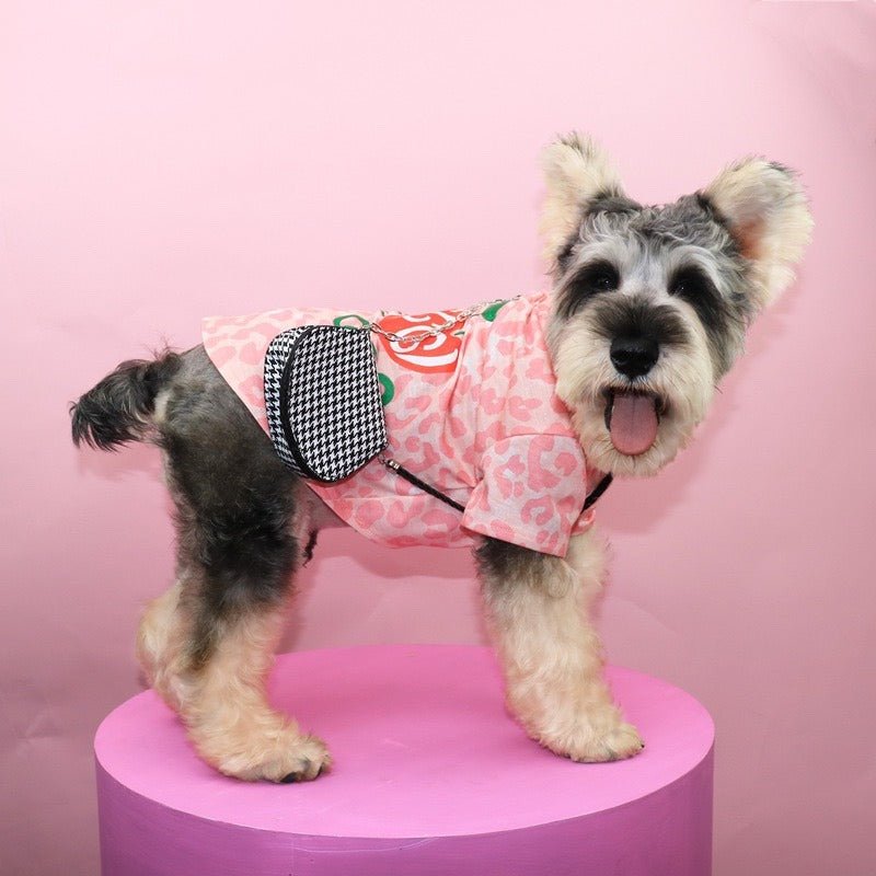 Cute Cotton T-shirt Dog Clothes Bulldog Summer Elastic - PIKAPIKA