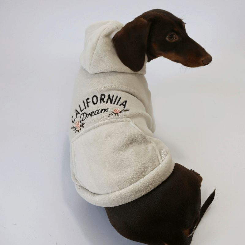 Dachshund Clothes Dog Fleece Casual Hoodie Soft Warm - PIKAPIKA