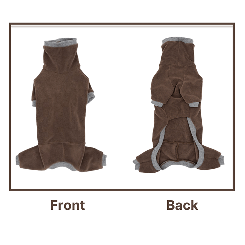 Dachshund Clothes Dog Fleece Onesies Soft Warm 4Legs Cover - PIKAPIKA