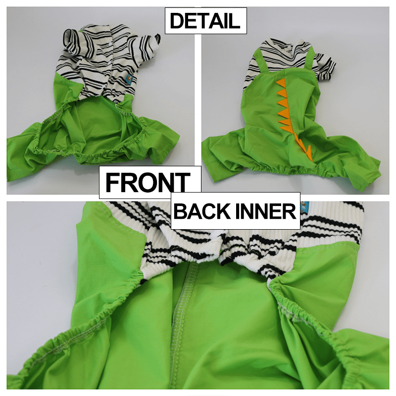 Dachshund Clothes Dog Onesies Dinosaur Suits 4Legs Cover - PIKAPIKA