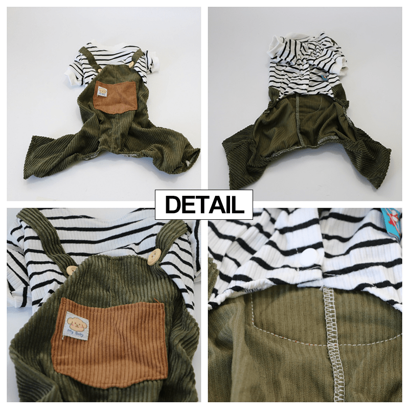 Dachshund Clothes Dog Onesies Two - in - one Overalls - PIKAPIKA