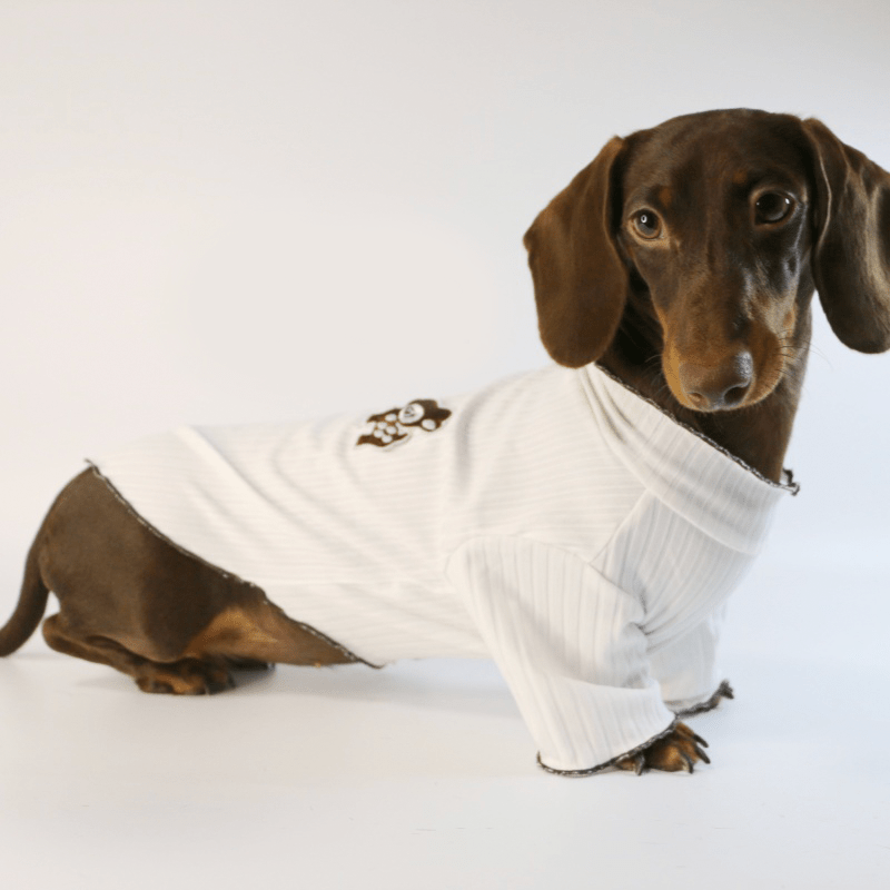 Dachshund Dog Clothes Under Shirts Knit Soft Top - PIKAPIKA