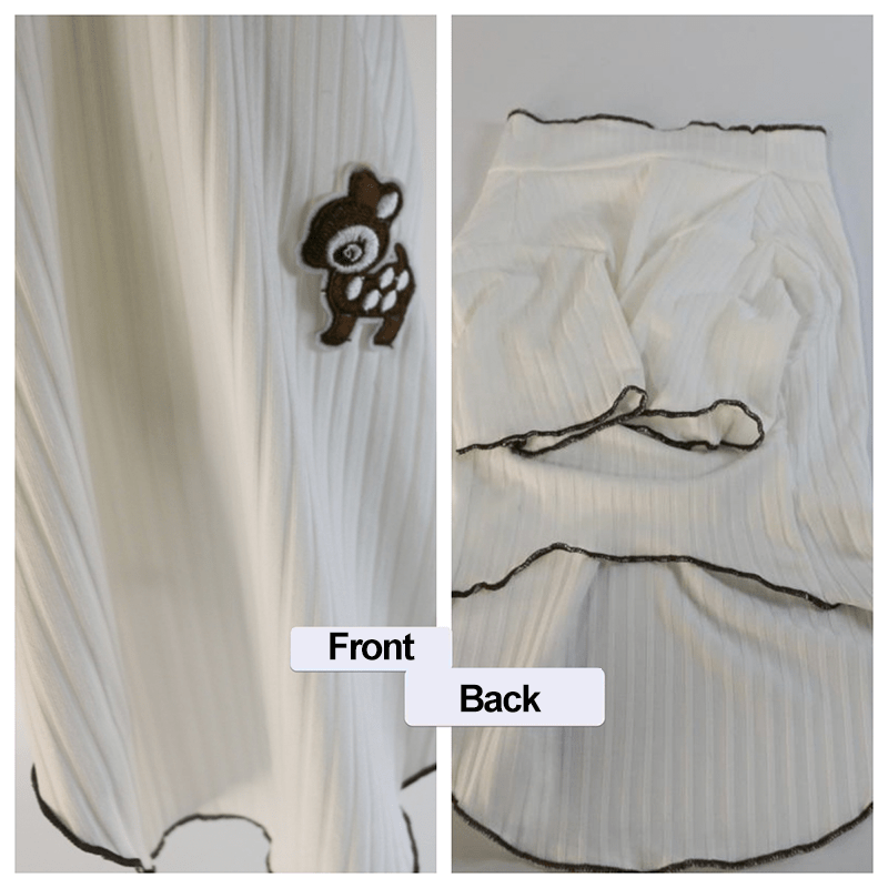 Dachshund Dog Clothes Under Shirts Knit Soft Top - PIKAPIKA