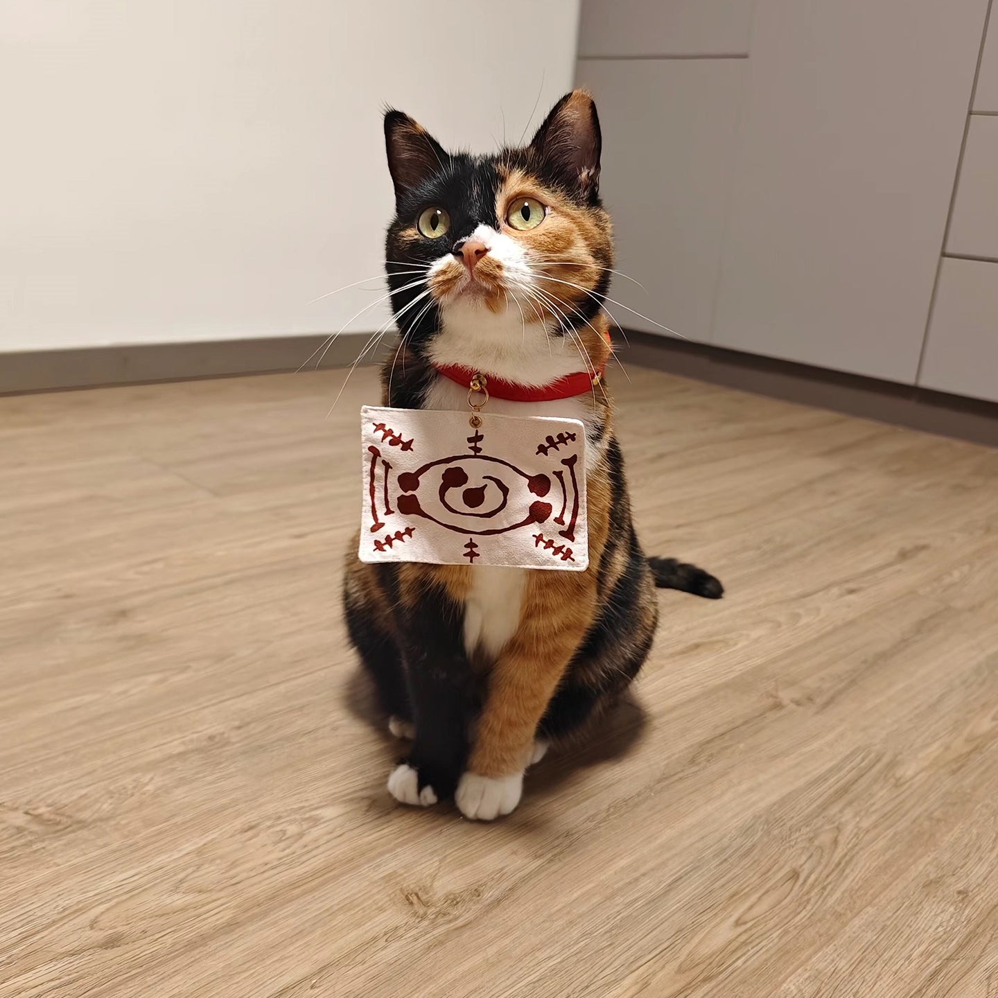 Demon Slayer Chachamaru Cosplay Collar Inspired Cat Necklace - PIKAPIKA