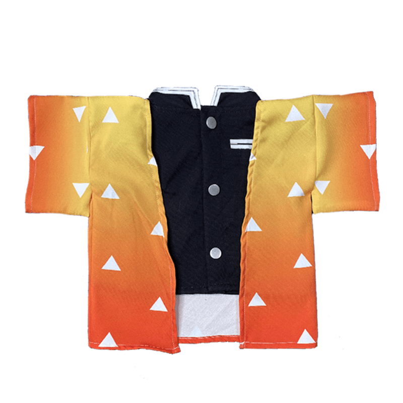 Demon Slayer Tanjiro Pet Costumes Outfit Dog Kimono Cloak - PIKAPIKA