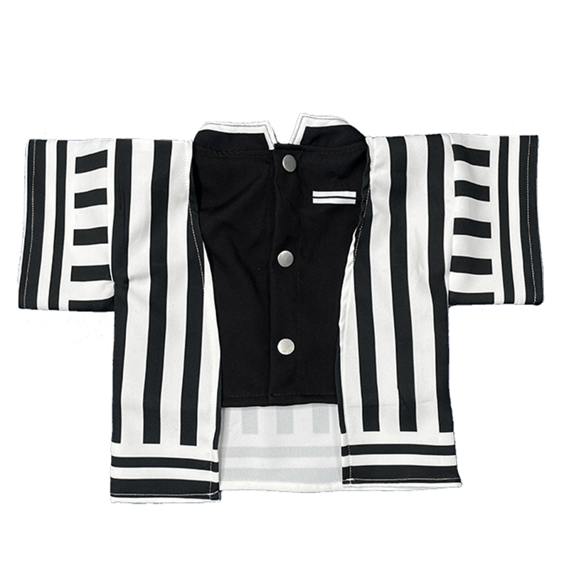 Demon Slayer Tanjiro Pet Costumes Outfit Dog Kimono Cloak - PIKAPIKA