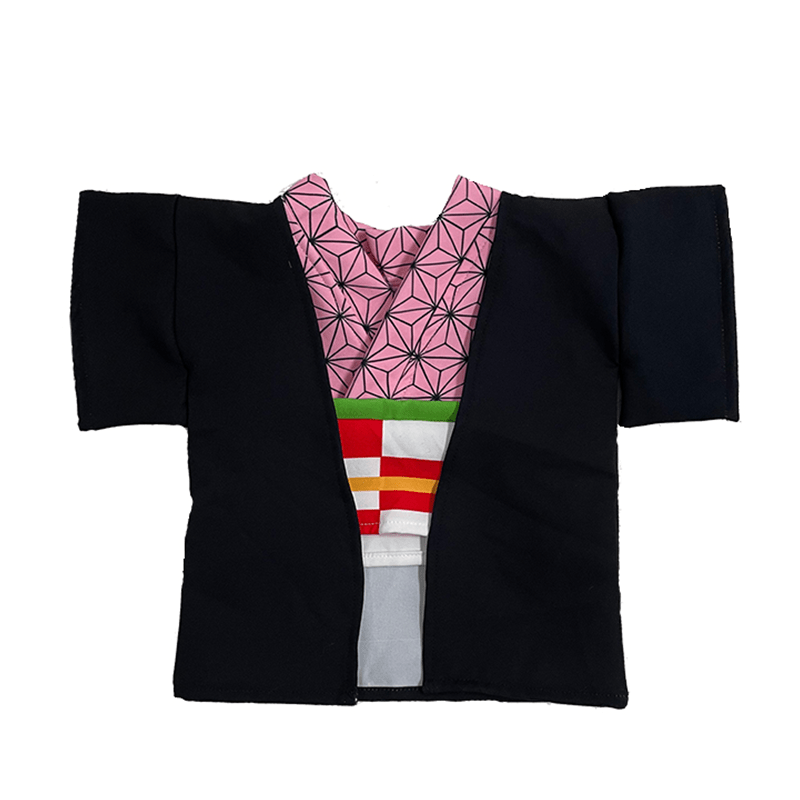 Demon Slayer Tanjiro Pet Costumes Outfit Dog Kimono Cloak - PIKAPIKA