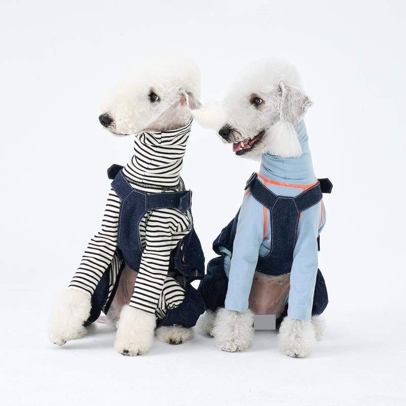 Denim Pants Onesies Sighthounds Dog Clothes - PIKAPIKA
