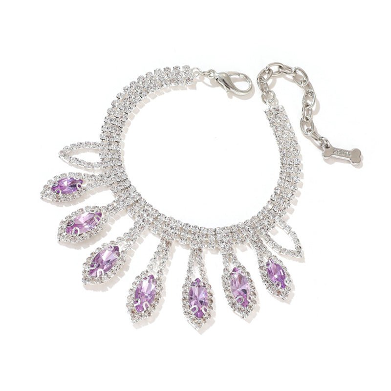 Diamond Pendant Necklace Dog & Cat Collar - PIKAPIKA