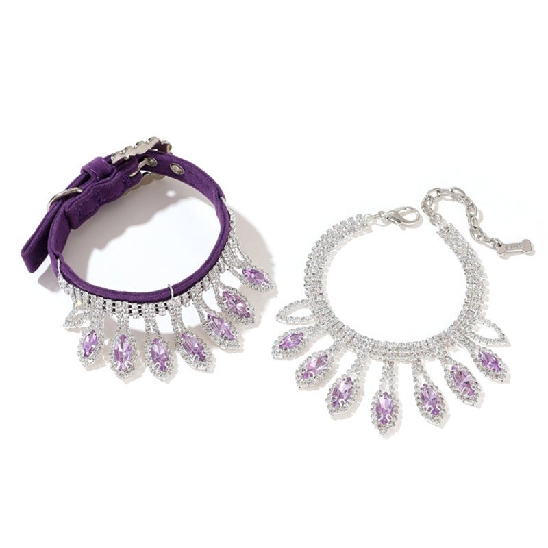 Diamond Pendant Necklace Dog & Cat Collar - PIKAPIKA