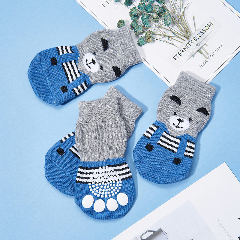 Dog Boots Knit Wear Breathable Feet Cover Socks - PIKAPIKA