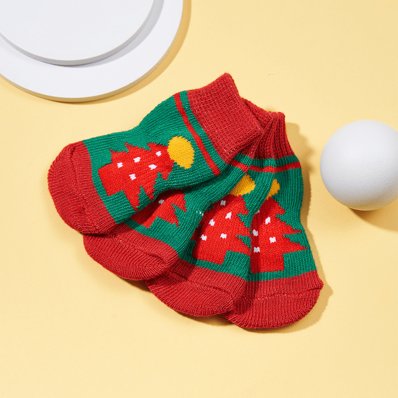 Dog Boots Knit Wear Breathable Feet Cover Socks - PIKAPIKA