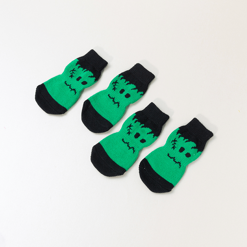 Dog Boots Knit Wear Breathable Feet Cover Socks - PIKAPIKA