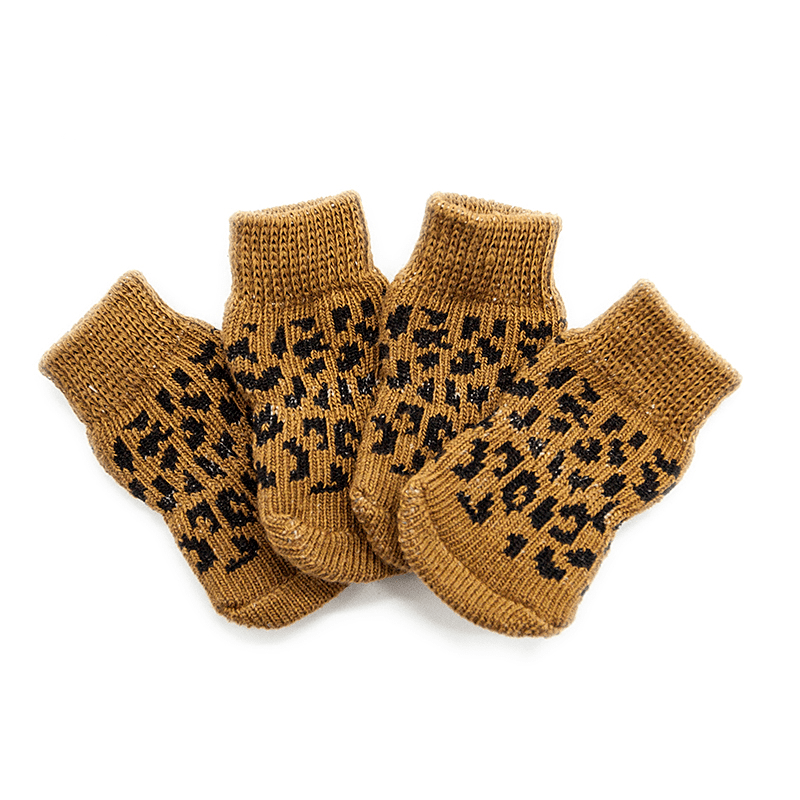 Dog Boots Knit Wear Breathable Feet Cover Socks - PIKAPIKA