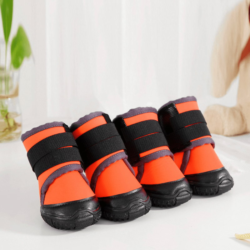 Dog Boots Waterproof Outdoor Gear Shock - Absorbing Rubber Foot - PIKAPIKA