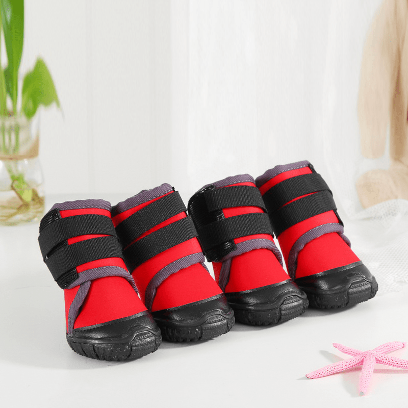 Dog Boots Waterproof Outdoor Gear Shock - Absorbing Rubber Foot - PIKAPIKA