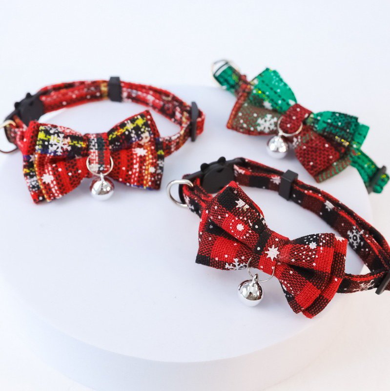 Dog & Cat Christmas Collar Accessories - PIKAPIKA