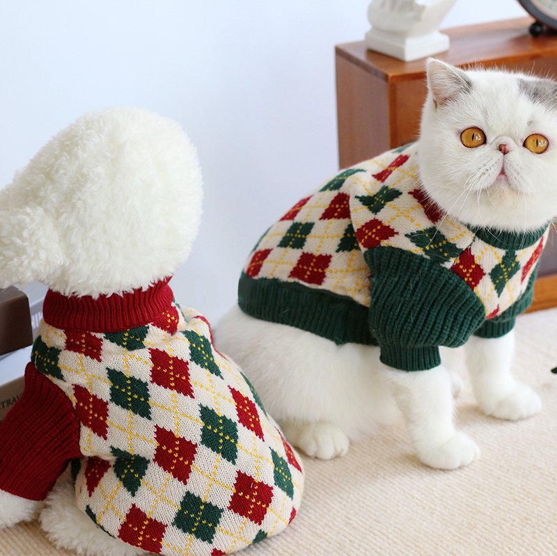 Dog & Cat Clothes Christmas Sweater - PIKAPIKA