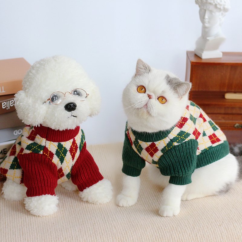 Dog & Cat Clothes Christmas Sweater - PIKAPIKA