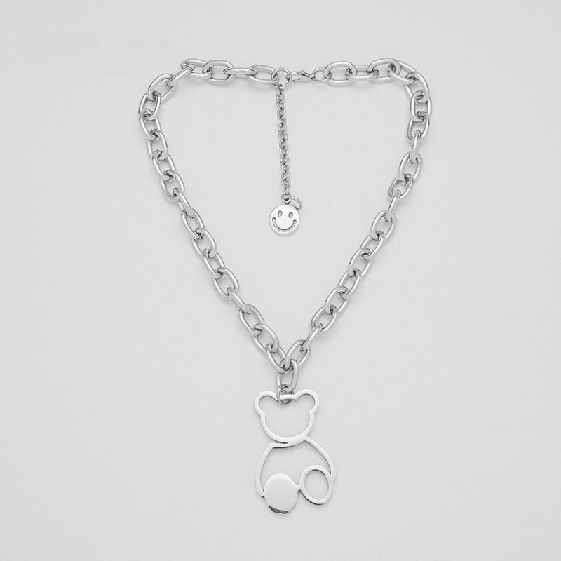 Dog & Cat Collar Lucky Bear Necklace - PIKAPIKA