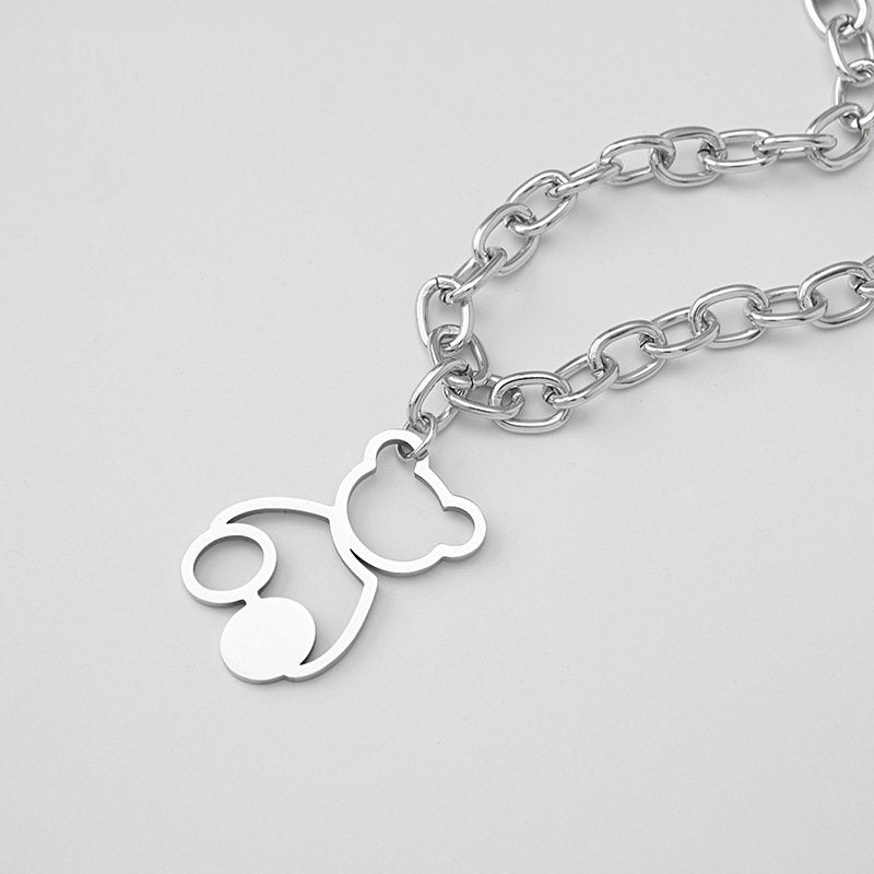 Dog & Cat Collar Lucky Bear Necklace - PIKAPIKA