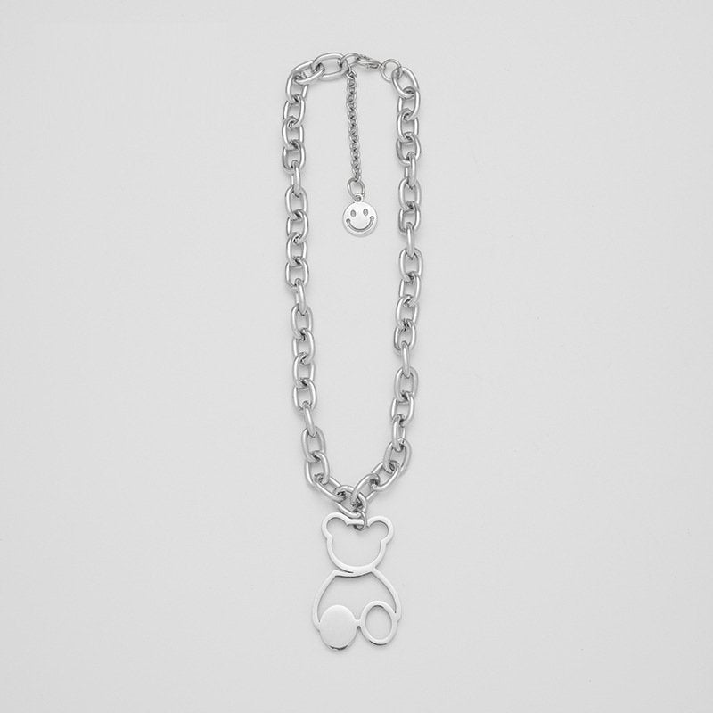 Dog & Cat Collar Lucky Bear Necklace - PIKAPIKA