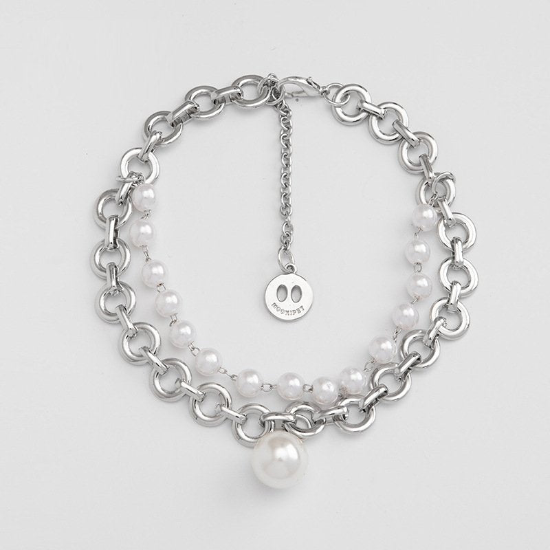 Dog & Cat Collar Pearl Necklace - PIKAPIKA