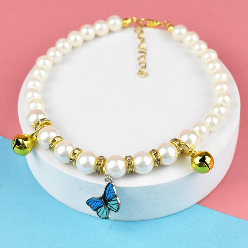 Dog & Cat Pearl Necklace - PIKAPIKA