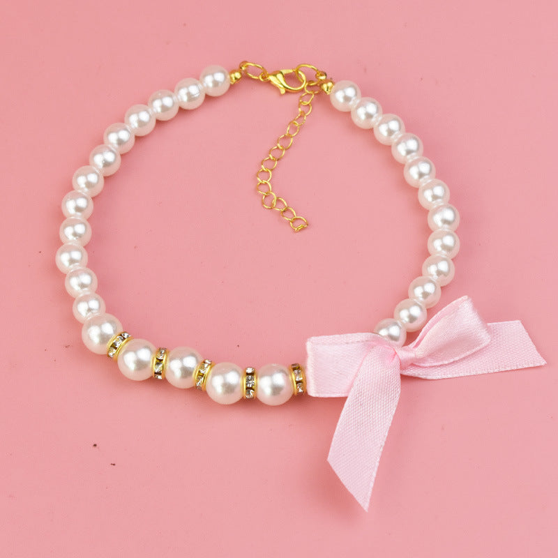 Dog & Cat Pearl Necklace - PIKAPIKA