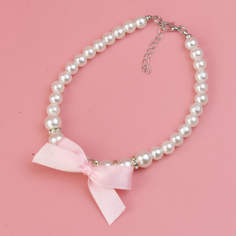 Dog & Cat Pearl Necklace - PIKAPIKA